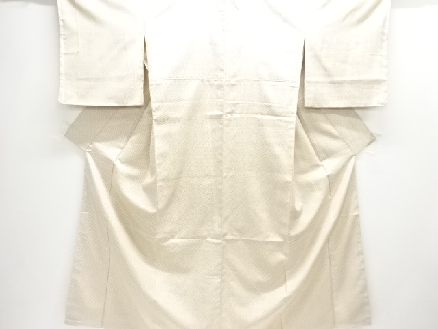 JAPANESE KIMONO / ANTIQUE KIMONO / SILK / TOKAMACHI TSUMUGI / WOVEN KASURI PATTERN